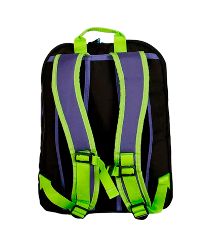 Morral Backpack Head Kids Tour Monster Morado