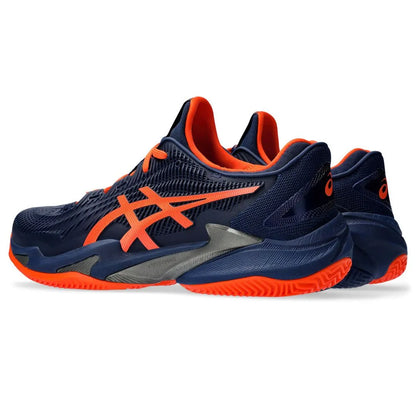 Tenis Asics Court FF 3 Clay Azul/Naranja