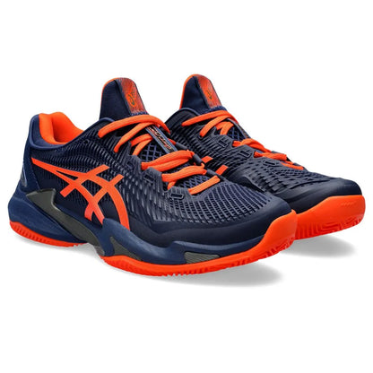 Tenis Asics Court FF 3 Clay Azul/Naranja