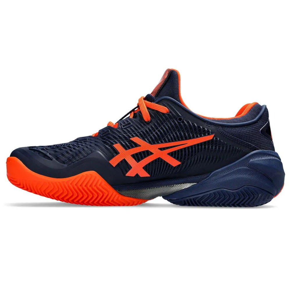 Tenis Asics Court FF 3 Clay Azul/Naranja