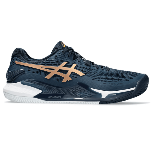 Tenis Asics Gel Resolution 9 Clay French Blue/Pure Gold