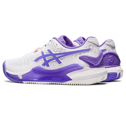 Tenis Asics Gel Resolution 9 Clay White/Amethyst