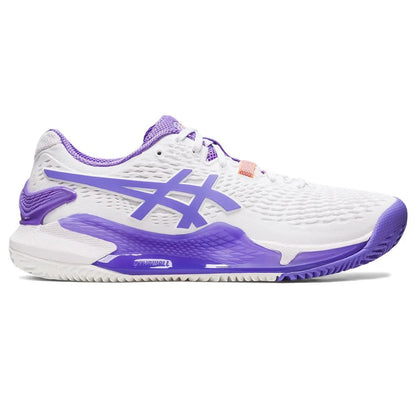 Tenis Asics Gel Resolution 9 Clay White/Amethyst