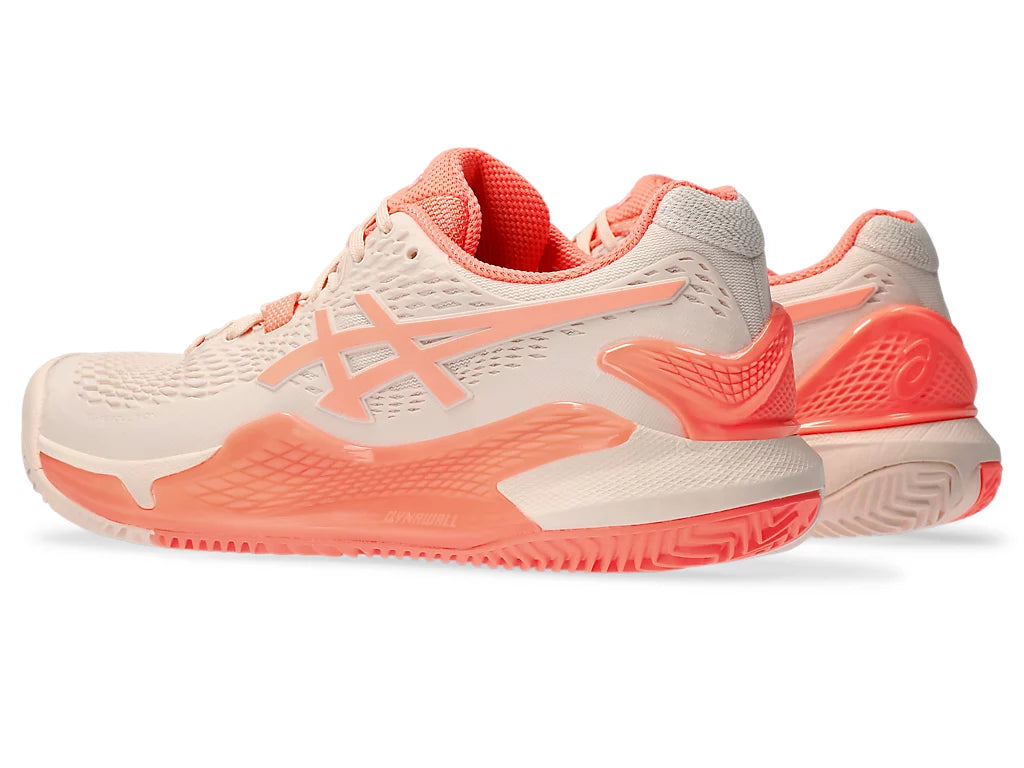 Tenis Asics Gel Resolution 9 Clay Pearl Pink/Sun Coral