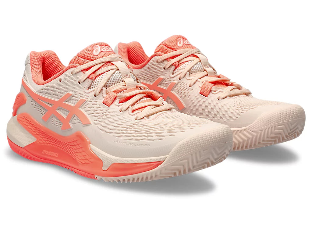 Tenis Asics Gel Resolution 9 Clay Pearl Pink/Sun Coral