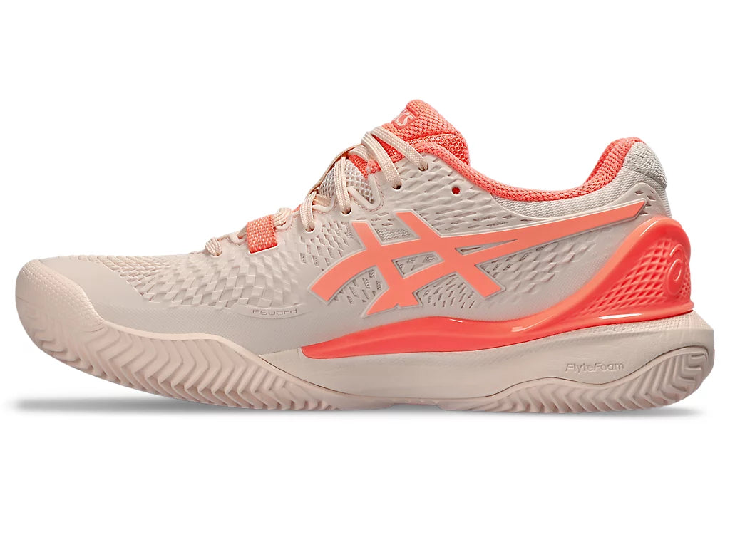 Tenis Asics Gel Resolution 9 Clay Pearl Pink/Sun Coral