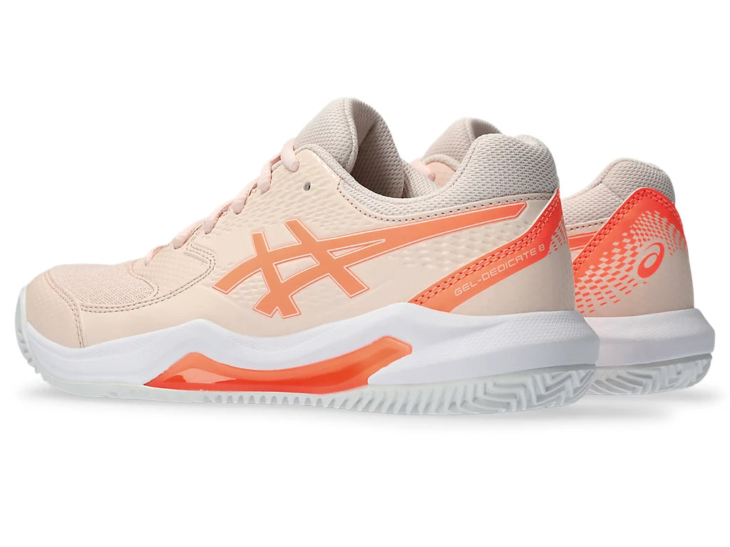 Tenis Asics Gel Dedicate 8 Clay Pearl Pink/Sun Coral