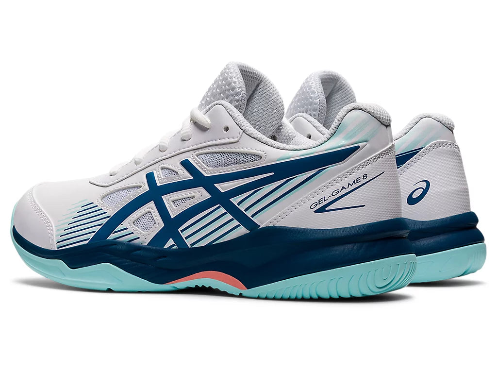 Tenis Asics Gel Game 8 Clay Kids White/Light Indigo