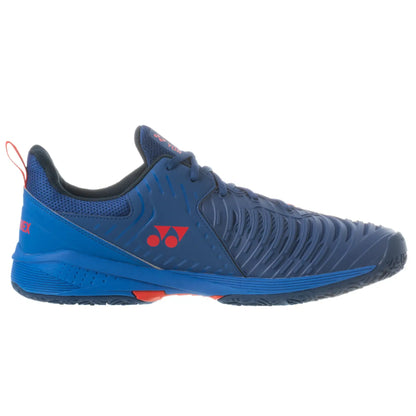 Tenis Yonex Power Cuchion Fusionrev3 Clay Navy/Red