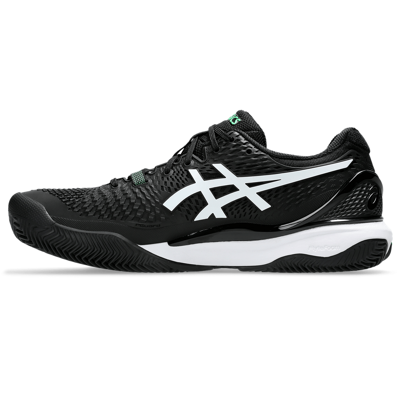 Tenis Asics Gel Resolution 9 Clay Black/New Leaf