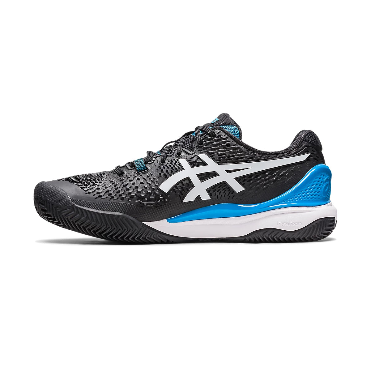 Tenis Asics Gel Resolution 9 Clay Black/White