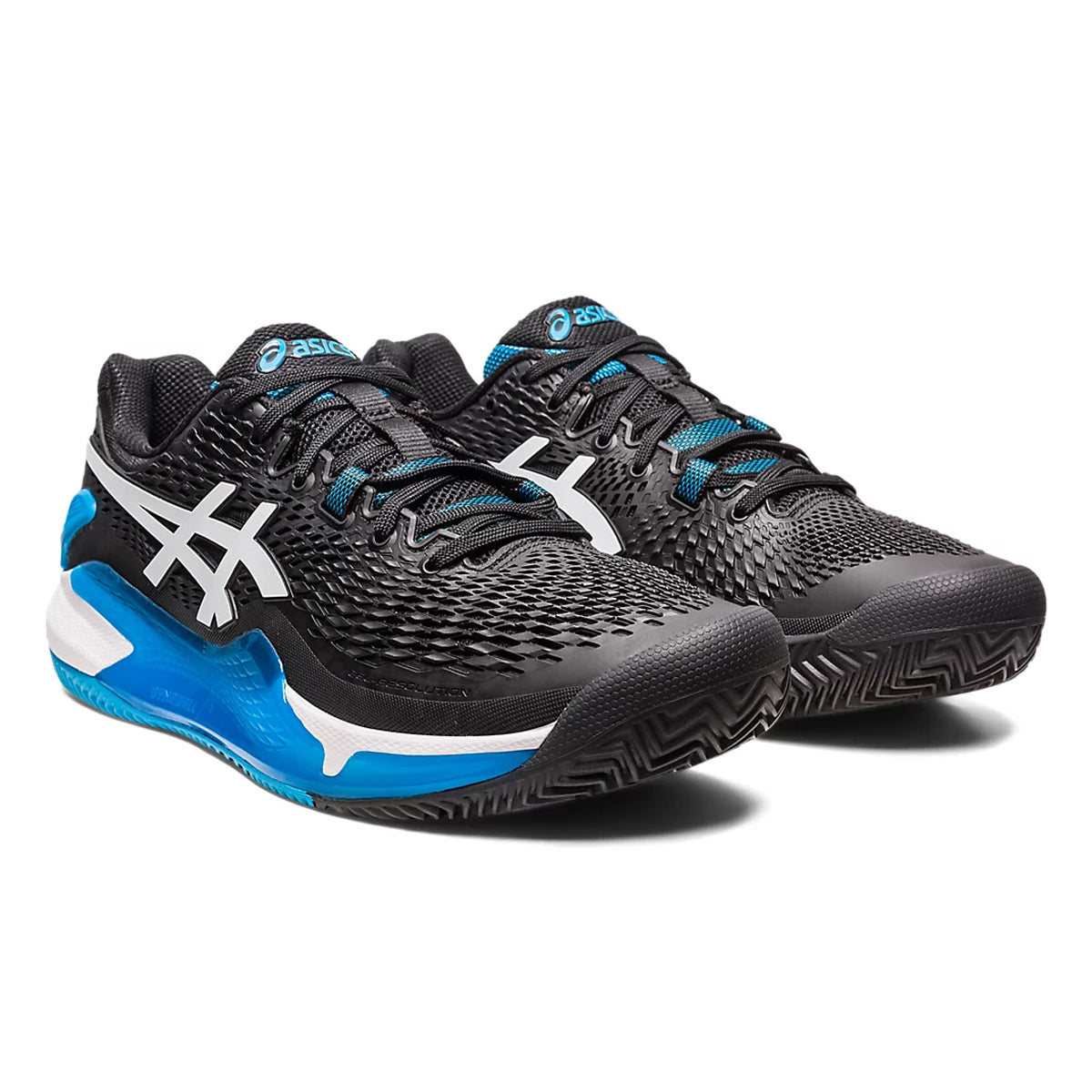 Tenis Asics Gel Resolution 9 Clay Black/White