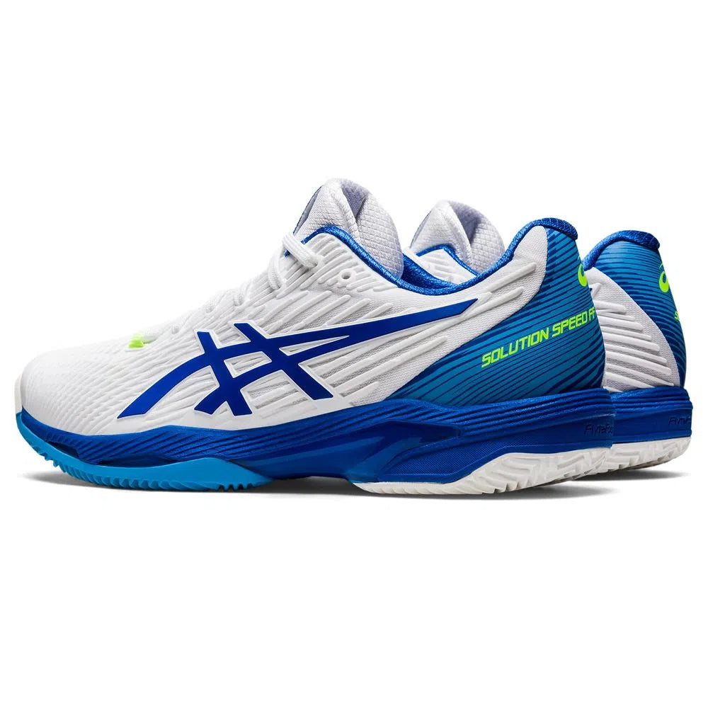 Tenis Asics Solution Speed FF2 Clay White/Tuna Blue