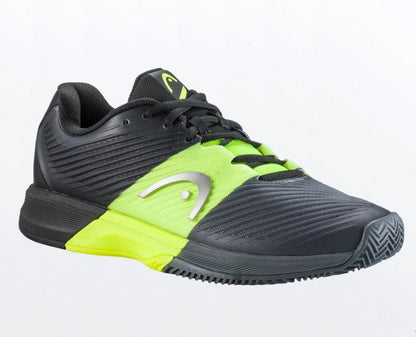 Tenis Head Revolt Pro 4.0 Clay Negro/Amarillo