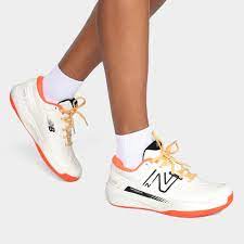 Tenis New Balance Terre Battue Blanco/Naranja